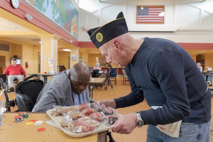 Bingo at Missouri Veterans Home